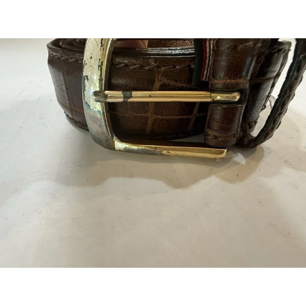 Brighton Classics Gator Leather Unisex‎ Belt M21538 Authentic SIZE 40